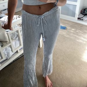 Rue Stiic flowy stripped pants